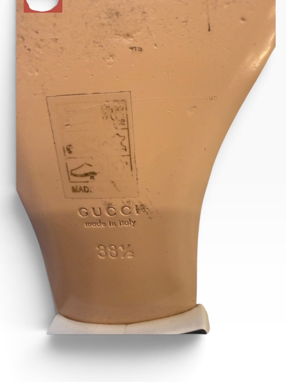 Gucci Brown GG Canvas Slide Mules with Gold Double G - Picture 6 of 6
